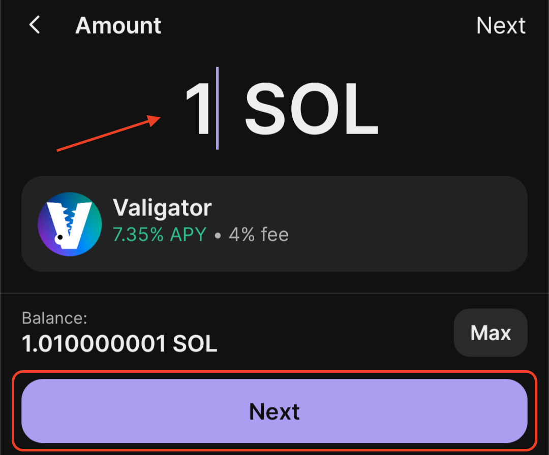 Phantom Mobile Amount